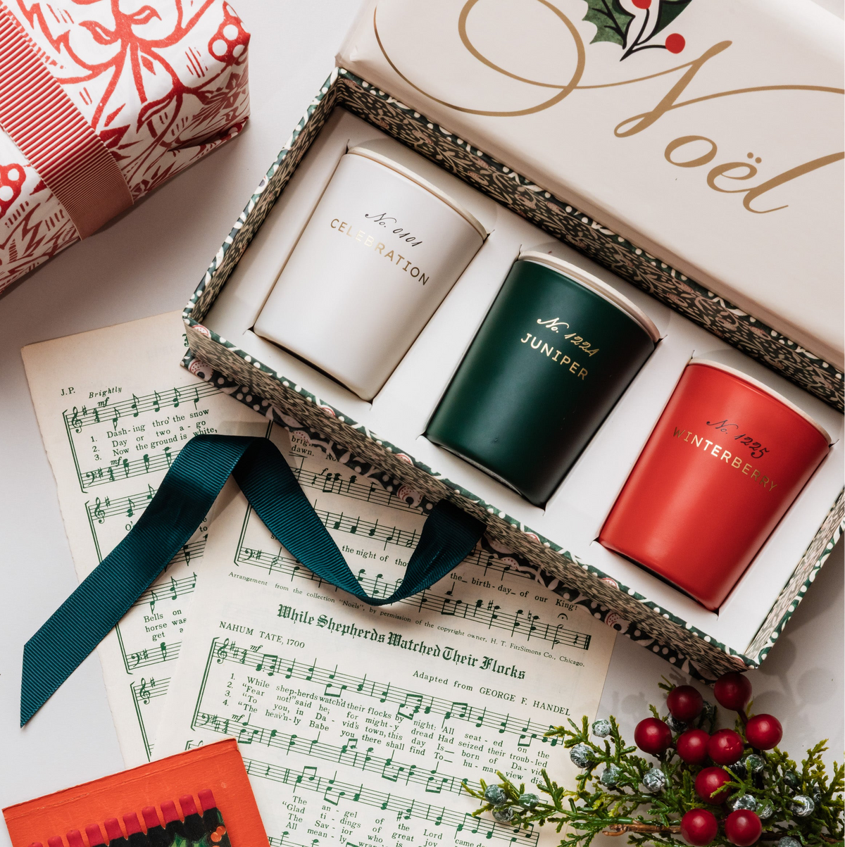 Christmas Chronicle Candle Votive Set