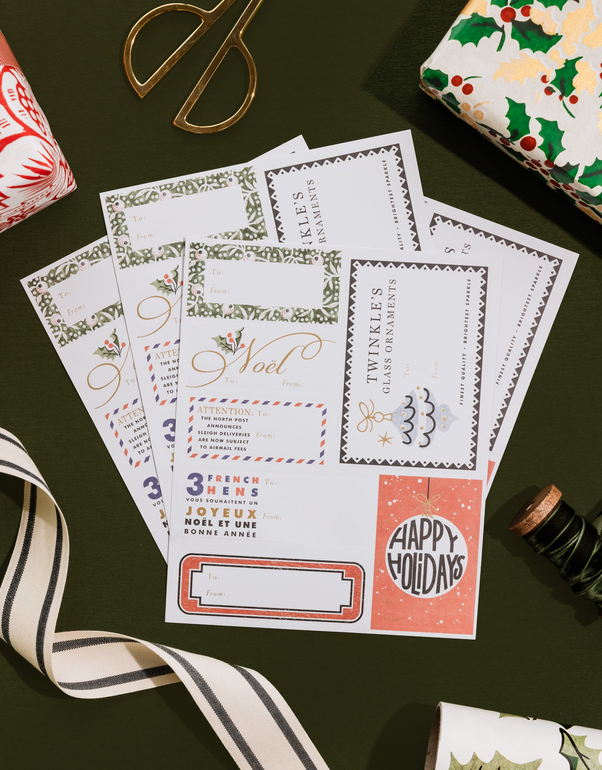 Holiday Sticker set
