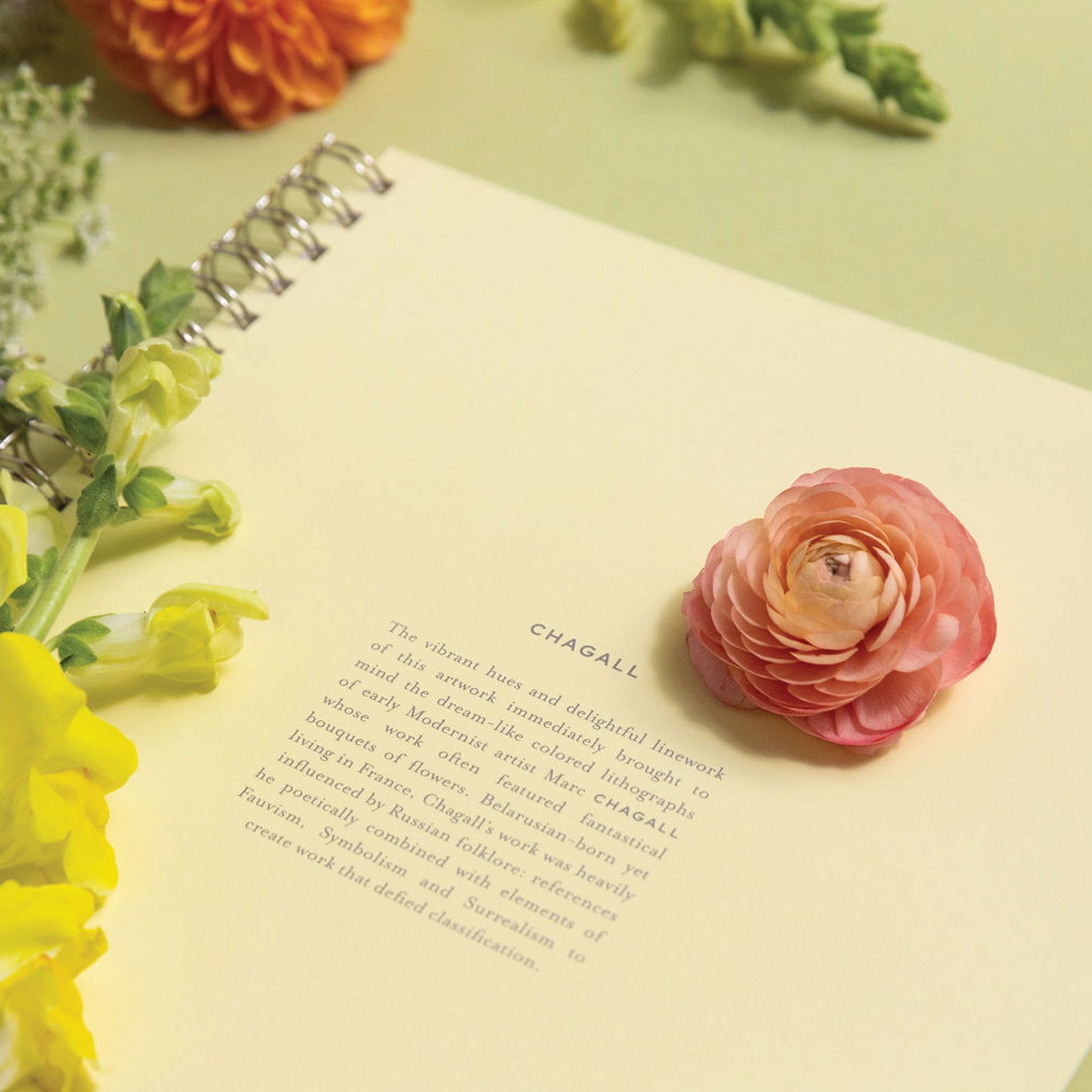 Chagall Large Spiral Notebook