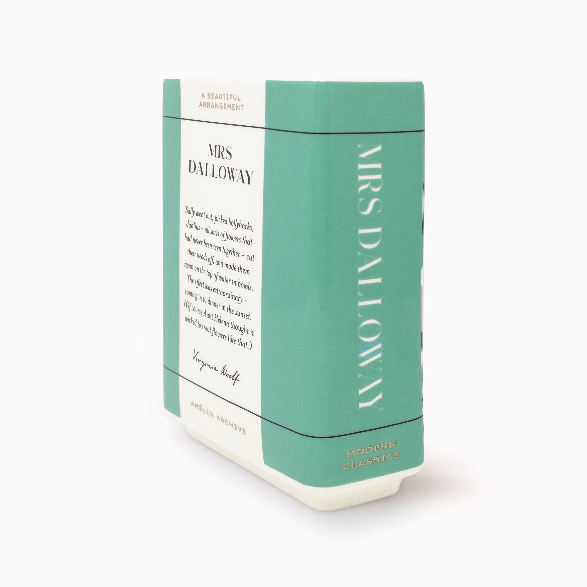 Mrs Dalloway Ceramic Book Vase