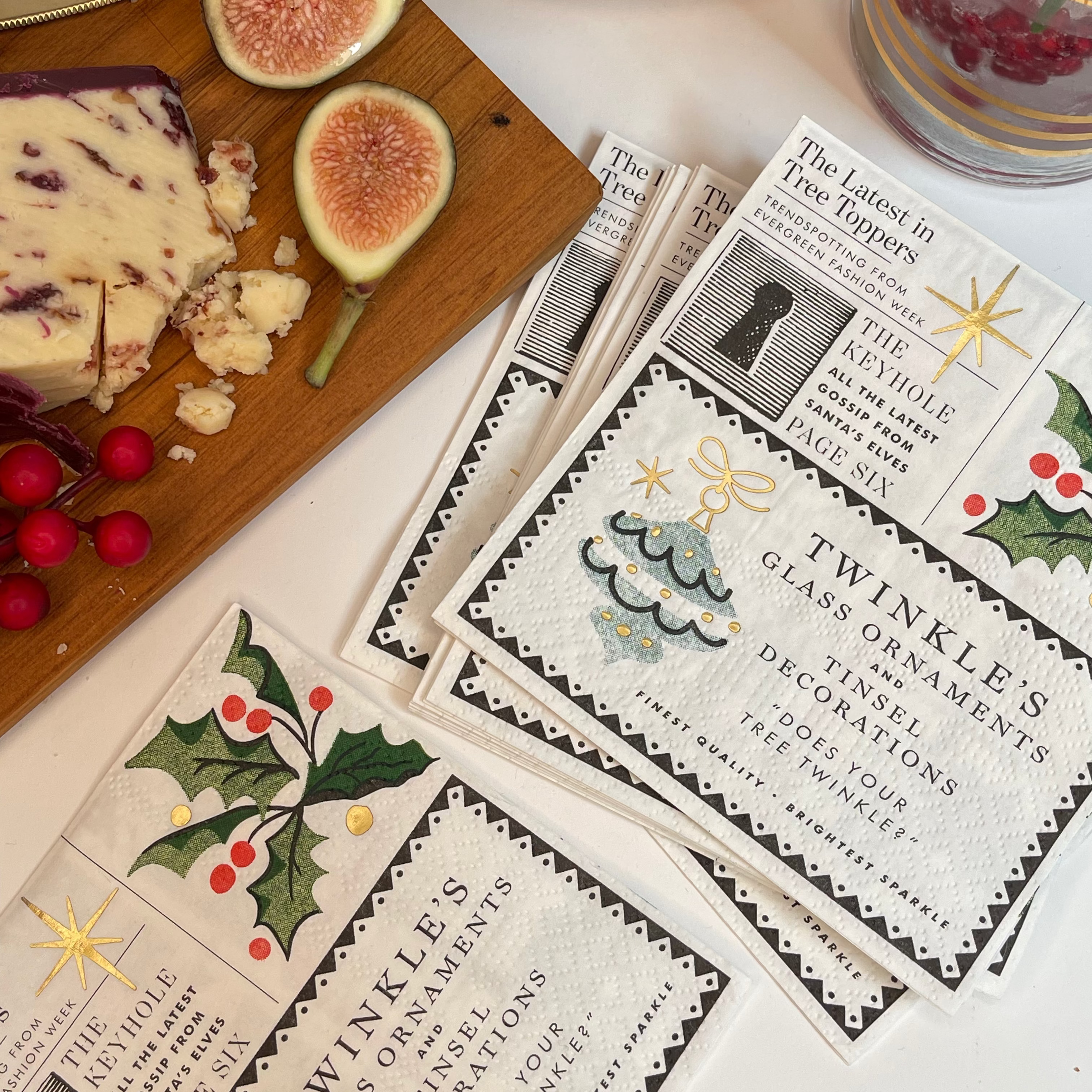 Christmas Chronicle Cocktail napkins