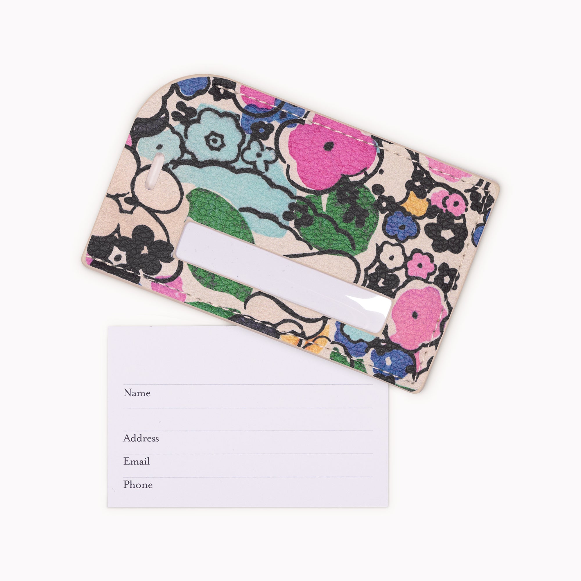 Florale Luggage Tag