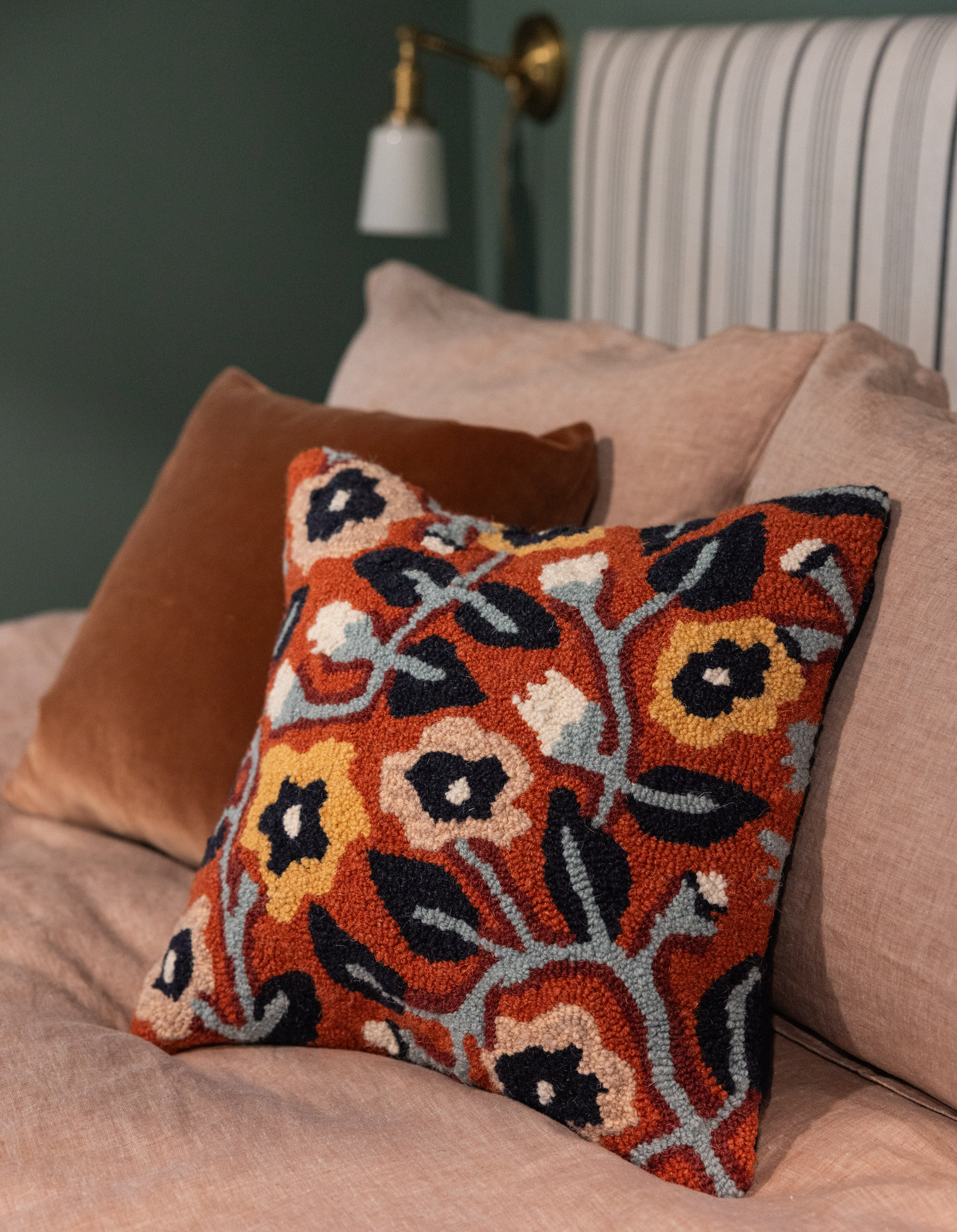 Bloomsbury Hooked Pillow