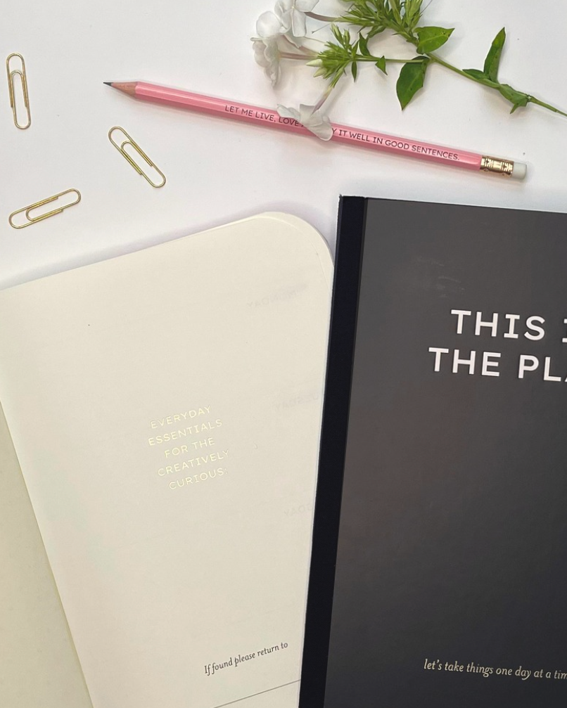 This is the plan - undated weekly planner.