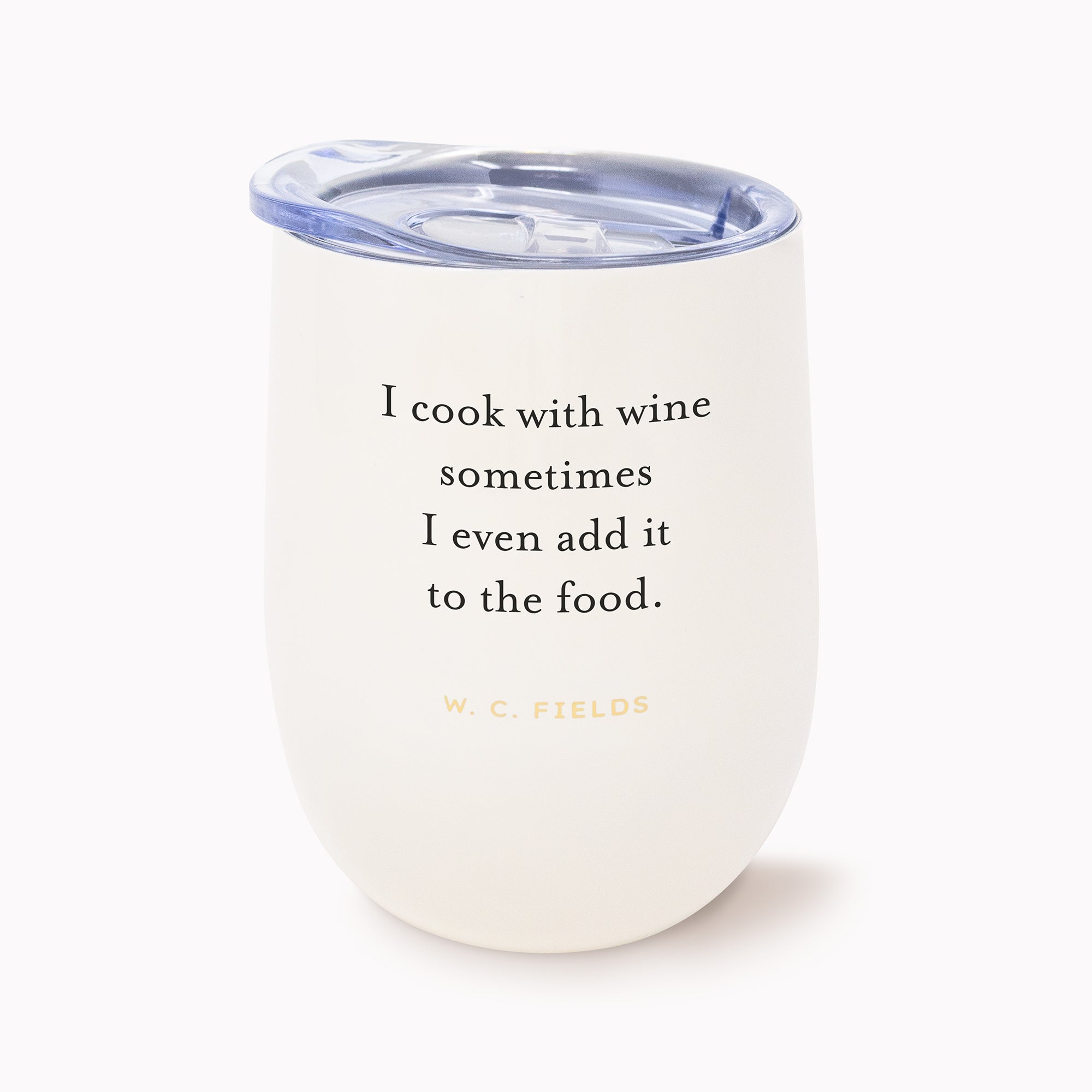 Cook with Wine Stainless Steel Wine Tumbler