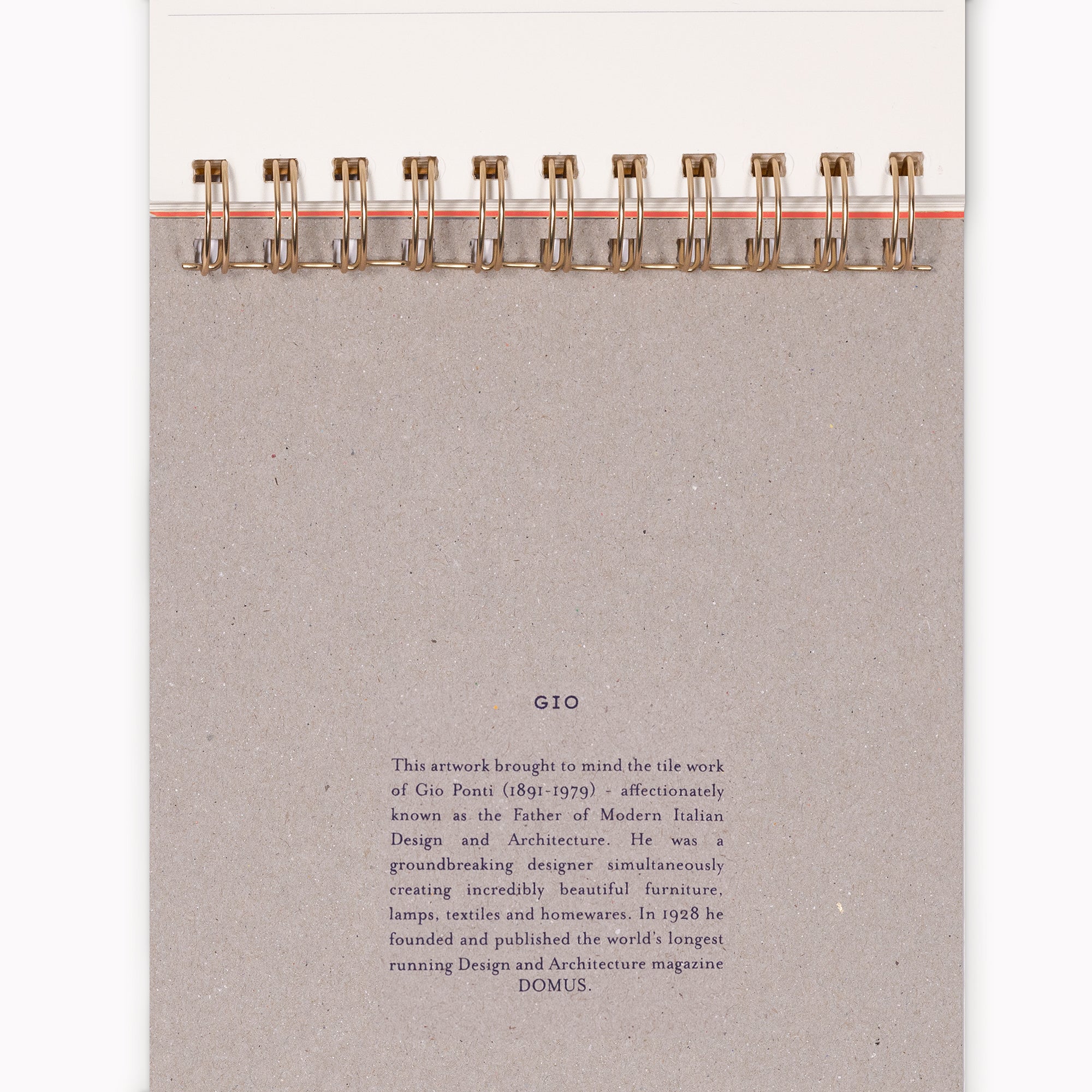 This is the plan Gio Top Spiral Notebook