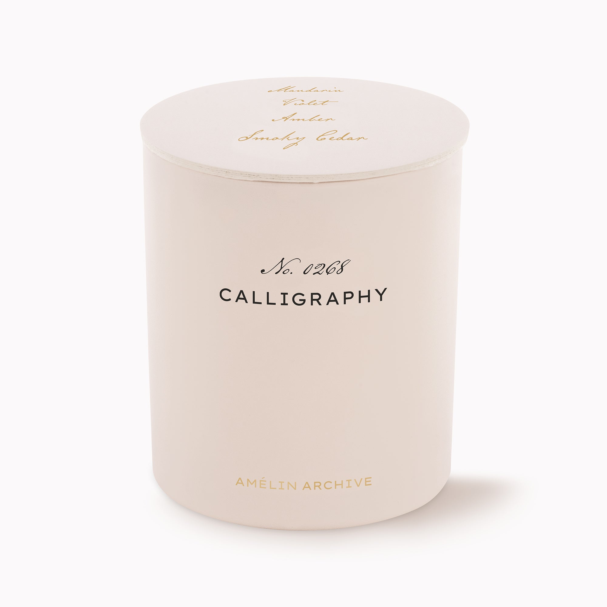 Calligraphy Candle