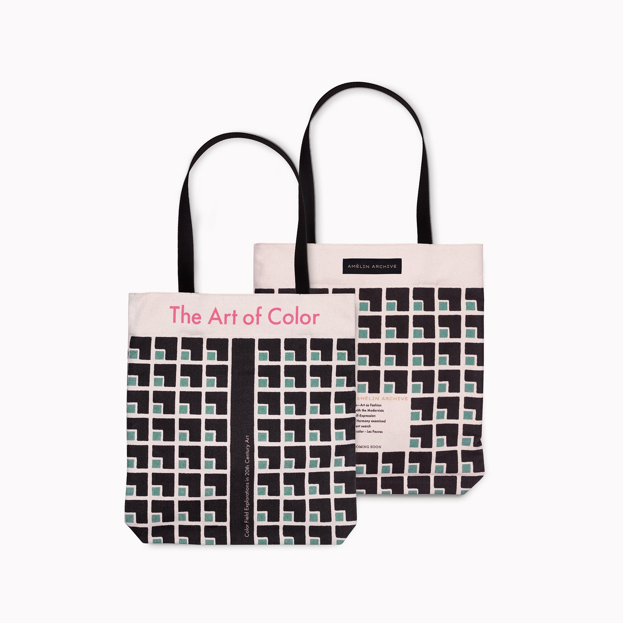 The Art of Color Squared Canvas Tote