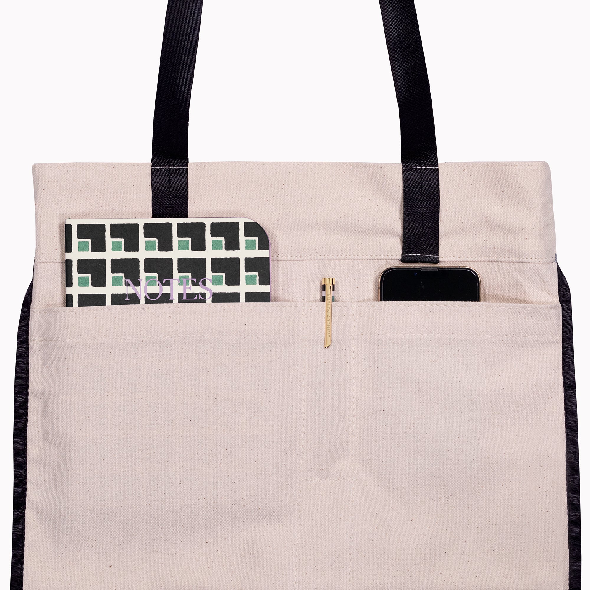 The Art of Color Squared Canvas Tote