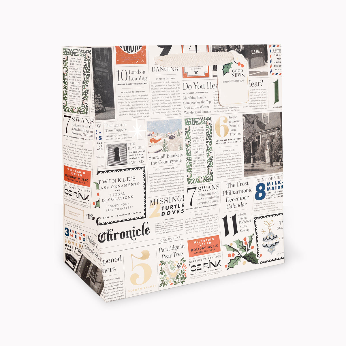 Large Christmas Chronicle Gift bag