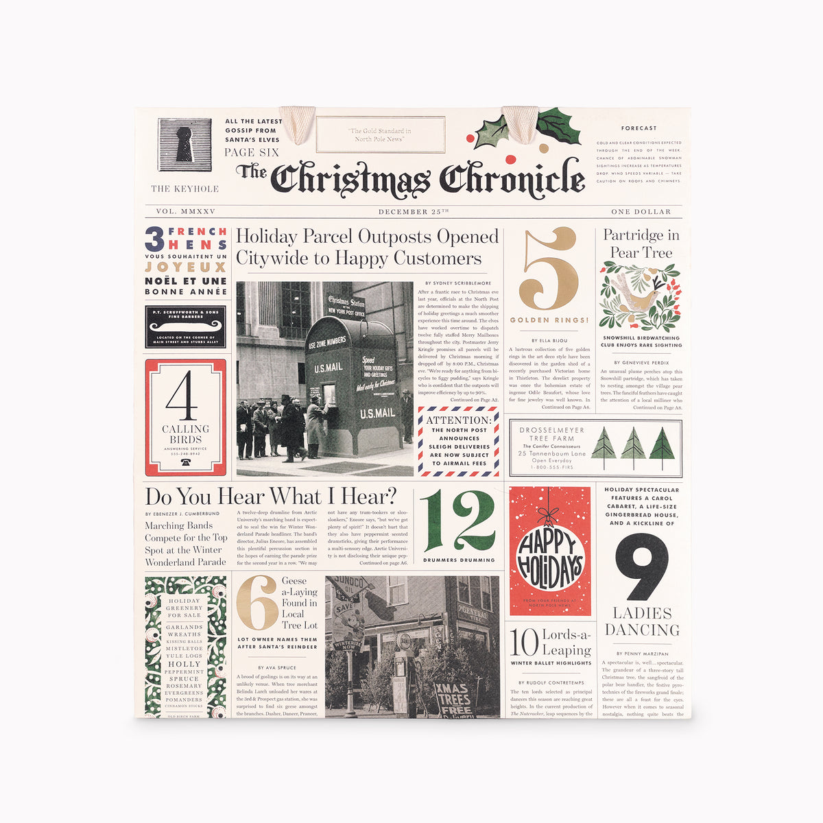 Large Christmas Chronicle Gift bag