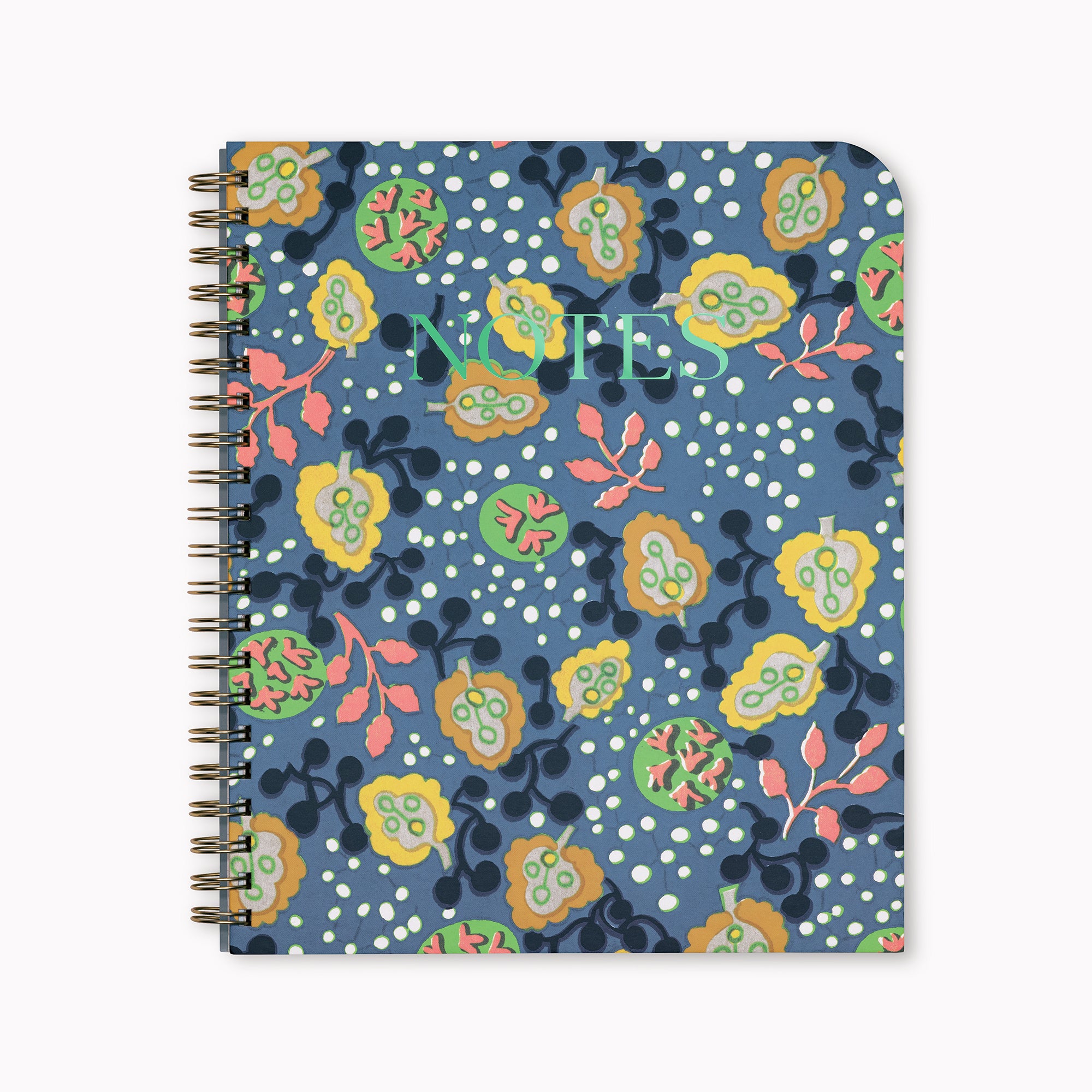 Chimie des Fleurs Large Spiral Notebook