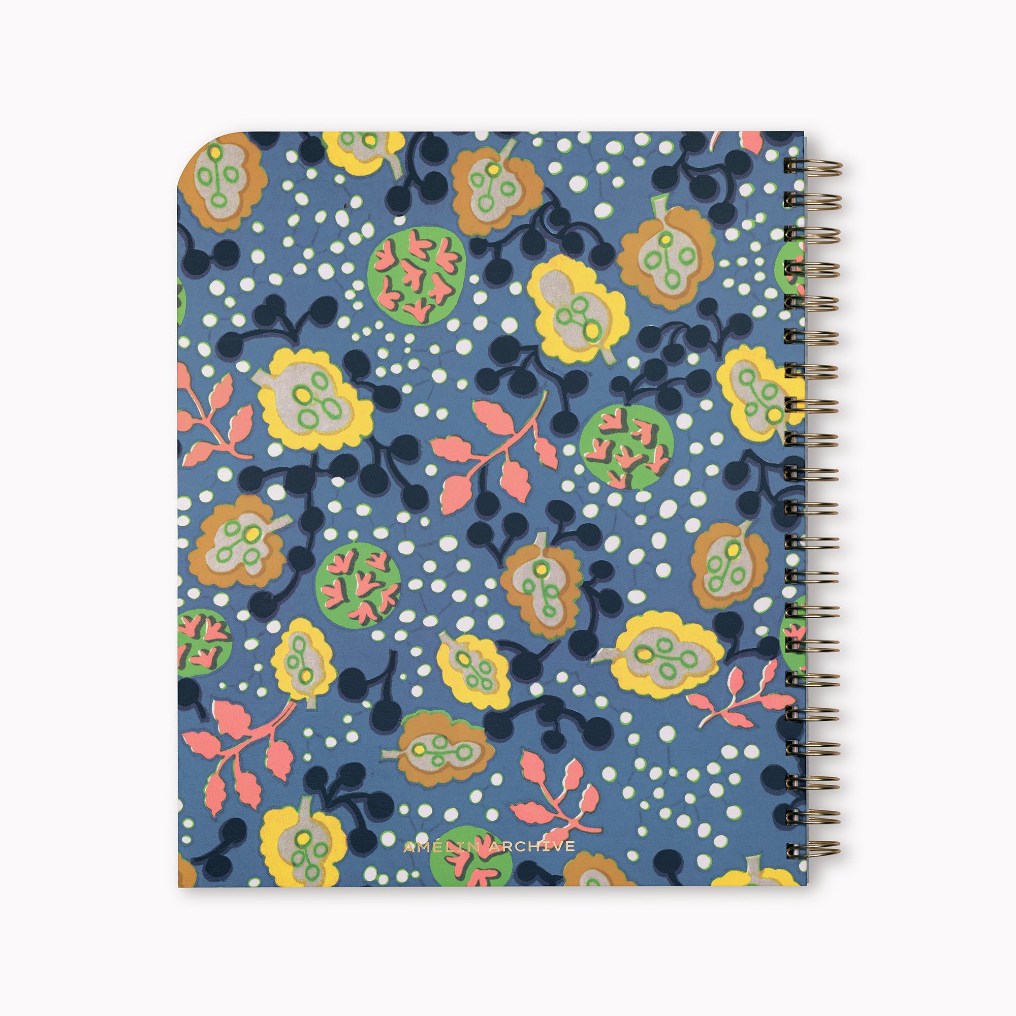 Chimie des Fleurs Large Spiral Notebook