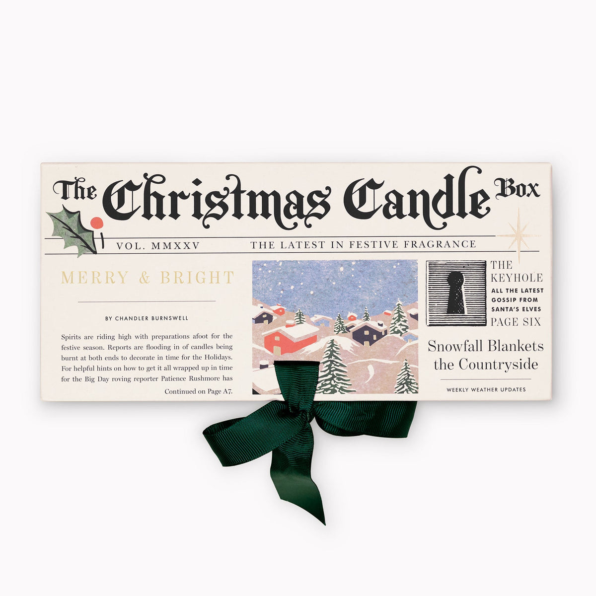 Christmas Chronicle Candle Votive Set